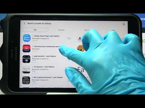 How to Set Up Font Style in SAMSUNG Galaxy Tab Active 2 – Customize Fonts