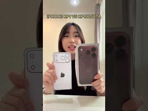 Iphone Rp1000 vs Rp100juta😱