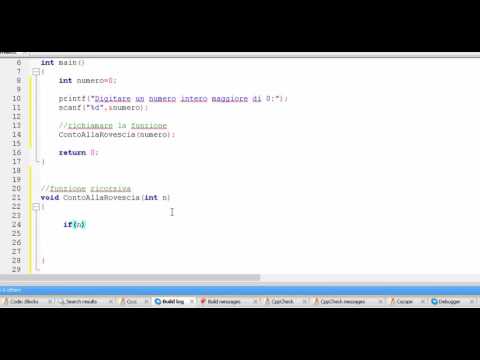 Linguaggio C - Funzioni ricorsive