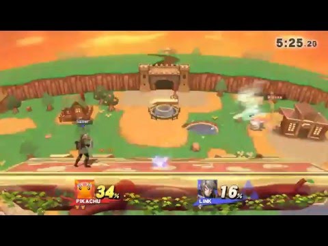 S4D SINGLES - WINNERS, ROUND 3: Rideae (Pikachu) vs Saber (Link)