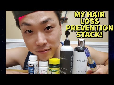 My ULTIMATE Hair Loss Prevention Treatment STACK! Here's What I Take To Fight Hair Loss!