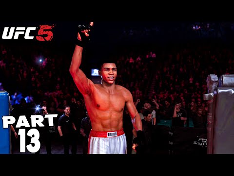 UFC 5 "MUHAMMAD ALI"  G.O.A.T CAREER MODE GAMEPLAY WALKTHROUGH PART 13 - FIGHT OF THE NIGHT (PS5)