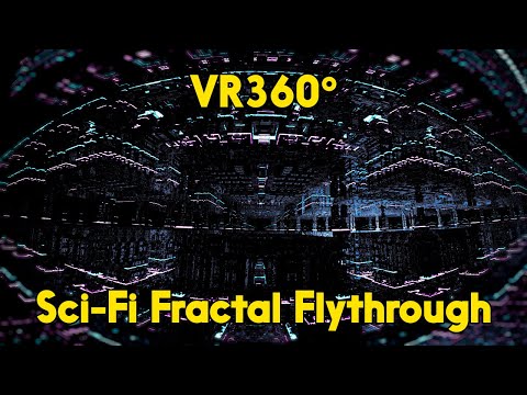 360° Cinematic Sci-Fi Fractal Flythrough [8K, VR360, Unreal Engine 5]