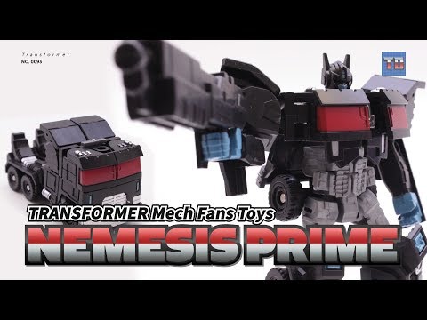 Transformer Mech Fans Toys MF-01 NEMESIS PRIME Robot Video Review!