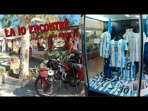 Llegué al SANTUARIO de la DIFUNTA CORREA y encontré la CAMISETA de MESSI firmada 🚲 Ep.22
