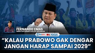 [FULL] Mahasiswa Demo soal MBG-BBM, Pengamat: Kalau Prabowo Gak Dengar, Jangan Harap Bertahan 2029