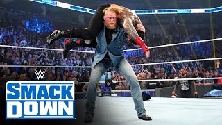 Brock Lesnar shocks Roman Reigns with Beastly retu