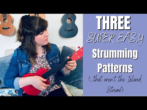 3 EASY Strumming Patterns That AREN'T the Island Strum | Ukulele Basics | Cory Teaches Music