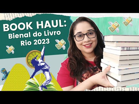 BOOK HAUL BIENAL DO LIVRO ? RIO 2023 ? | Biblioteca da R