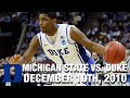 Duke S Kyrie Irving Pours In 31 Vs Draymond Green Michigan State ACC Basketball Classic