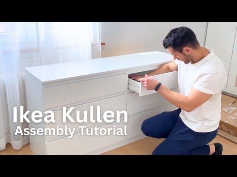 KULLEN IKEA 6 DRAWERS UNBOXING & TUTORIAL