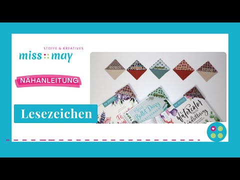 Nähanleitung Lesezeichen + unser Plotterevent bei Thalia