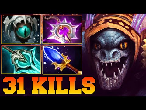 Rampage + 34 Kills Slark Perfect Carry Slark Dota 2! Slark Dota 2 Safelane Gameplay Build Guide 7.39