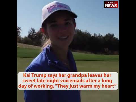 Dear anti-woman? Kai Trump on grandpa's sweet voicemails; confirms Mark Zuckerberg at Mar-a-Lago