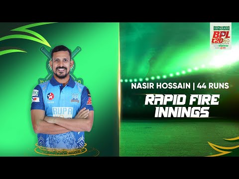 BPL T20 2023: Nasir Hossain 44 Runs | Match 8 | Dhaka Dominators vs Sylhet Strikers