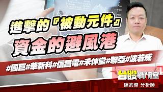 進擊的『被動元件』資金的避風港#國巨#華新科#信昌電#禾伸堂#聯亞#波若威｜小武哥投資事務所｜陳武傑 (圖)