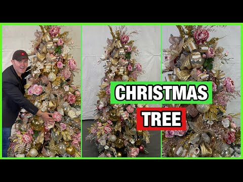 Christmas 2022 The Most Beautiful Glam Christmas Tree I Have Ever Decorated Tree Decoration Ideas