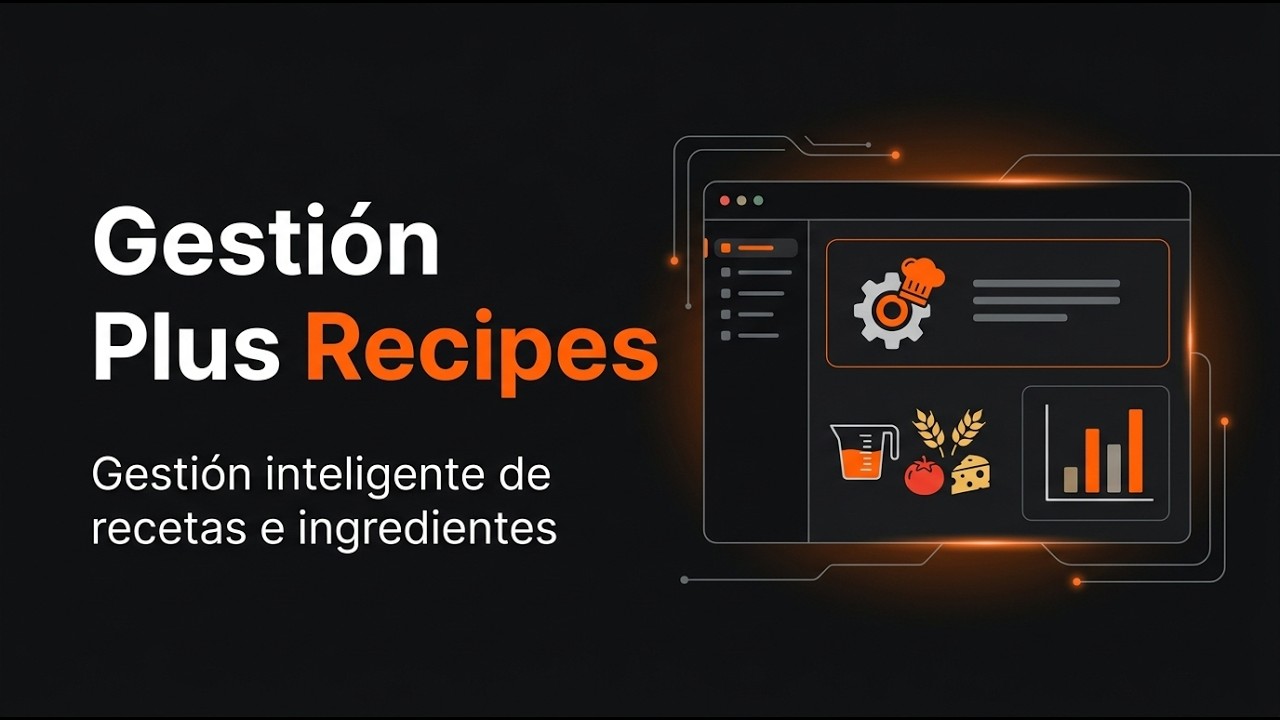 Vídeo promocional de Gestión Plus Recipes