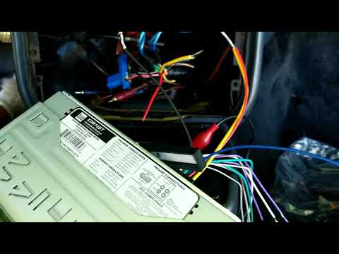 Power antenna wire on $20 radio