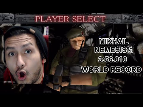 RE3 MERCENARIES SPEEDRUN MIKHAIL NEMESIS % 3:56.010 (WORLD RECORD)