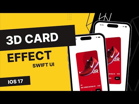 Let's Build 3D Card Effect in SwiftUI | iOS 17