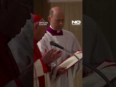 Vatican has shared the first images of late Pope Francis, showing him lying in a wooden coffin