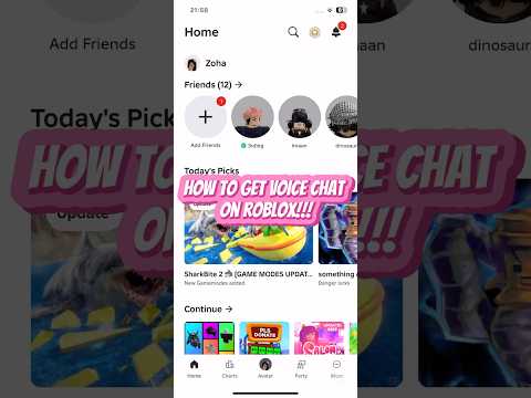 How To ENABLE VOICE CHAT On Roblox! 2025 #shorts #roblox