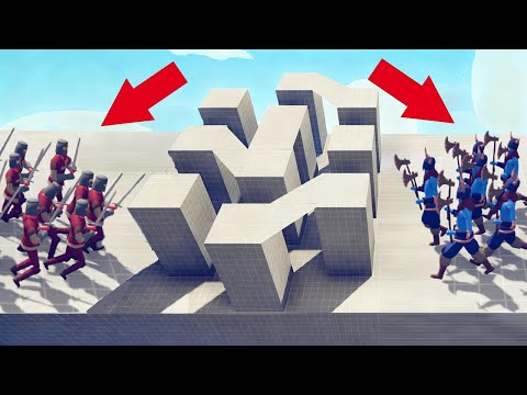 TABS - Epic Battle 50 vs 50 Elite MELEE UNITS - LABYRINTH