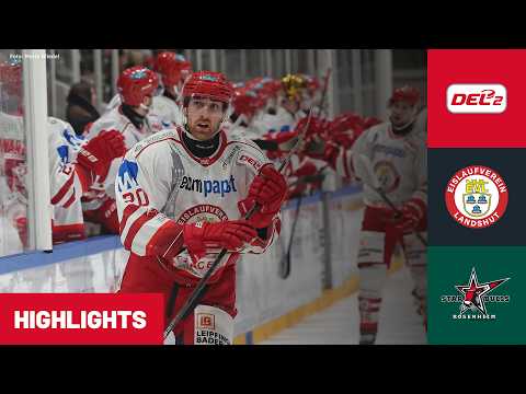 DEL2: EV Landshut vs Starbulls Rosenheim | Highlights