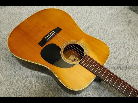 Vintage MORRISHigh quality made Acoustic Guitar W-15 Made in Japan