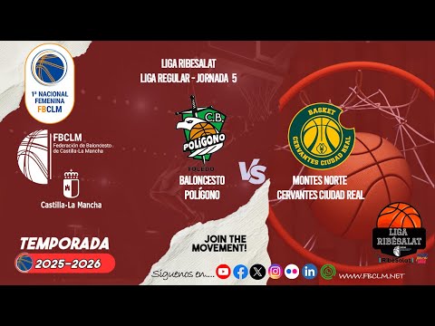 TEMP-25-26 | 1NAC.FEM-J5 | BALONCESTO POLÍGONO - BASKET CERVANTES CIUDAD REAL