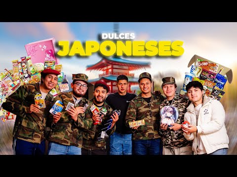 Probando Dulces JAPONESES 😱 ACÁ ENTRE PANITAS 🪖 Ft. Un MARINE
