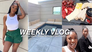 WEEKLY VLOG| PATIO FURNITURE, SHIPPING ORDERS, ENJOYING THE SUN!