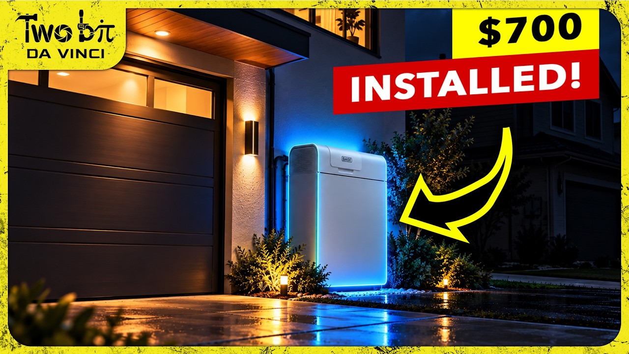 Base Power home battery units mounted beside a house in Texas