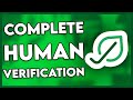 How To Complete Human Verification In Sproutgigs EXPLAINED