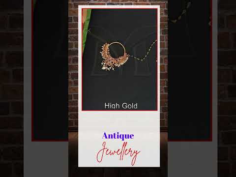 Green antique jewelry high gold polish beautiful antique des...