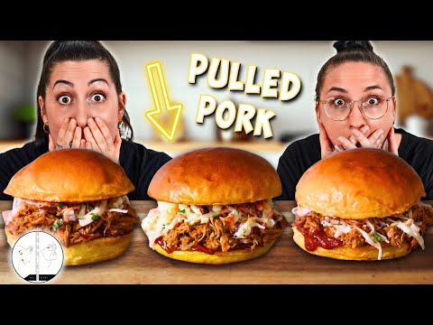 🍔 Der BESTE Pulled Pork Burger – So einfach machst du ihn zu Hause! 😍🔥
