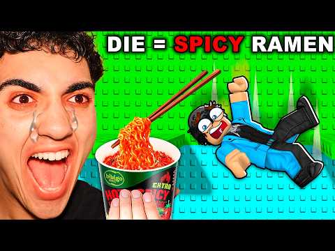 Tower of Hell, But Everytime I Die, I Eat The WORLD'S SPICIEST NOODLES!