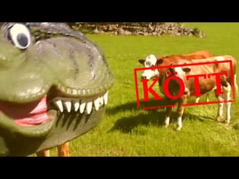 TYRANNOSAURUS REX - musikvideo för barn (Dinosaurielåtar, Pappa Kapsyl - Dinosaurier)