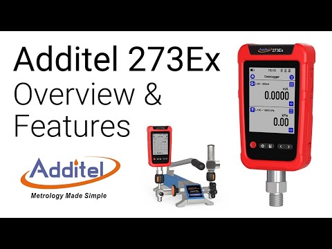 Digital additel 273ex - handheld pressure calibrator, for in...