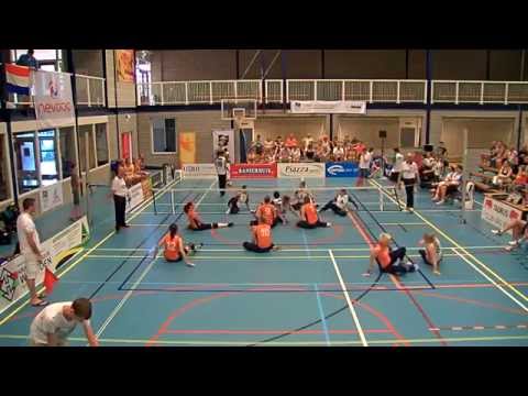 Zitvolleybal oefeninterland Nederland - Brazilie