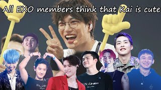 All EXO members think that Kai is cute