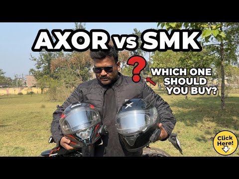 SMK or AXOR? The Truth About The Best Value Helmet in india 🇮🇳