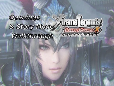 Dynasty Warriors 8 XL Complete Edition [PS4] Openings & Story Mode Shu Walkthrough [1080p]