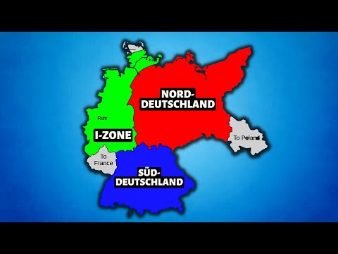 Der ursprüngliche Plan der Alliierten, Deutschland aufzuteilen
