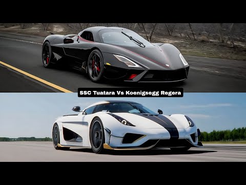 SSC Tuatara Vs Koenigsegg Regera And Jesko Absolut 100-250 mph Acceleration Comparison