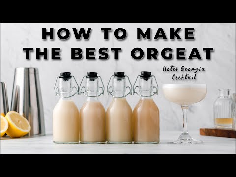 The Orgeat Syrup showdown + Hôtel Georgia cocktail