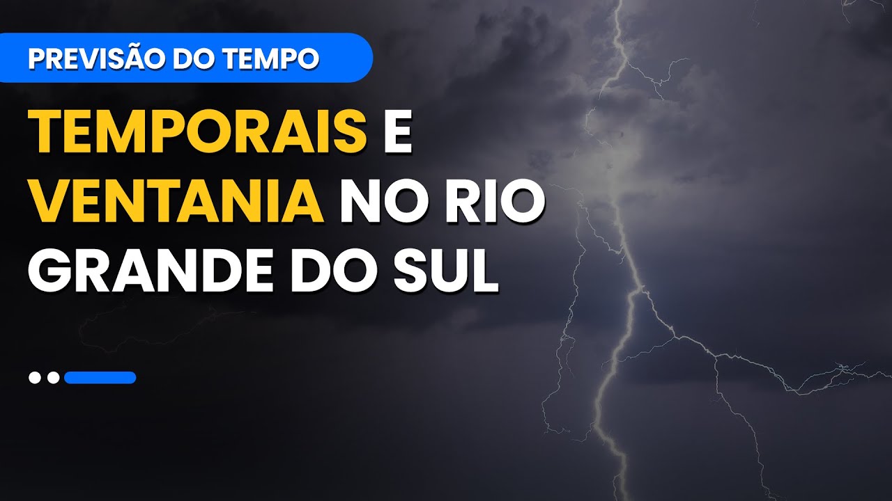 Temporais e ventania no Rio Grande do Sul. Ar seco no interior do Nordeste | Previsão 19/09/2024