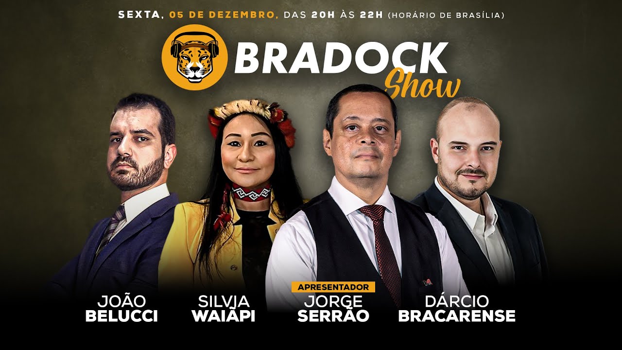 Bradock Show 05/12/25 - Serrão, Dárcio Bracarense, Silvia Waiãpi e João Belucci