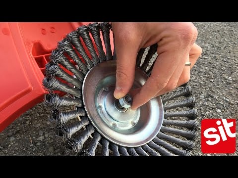 HOW TO mount a brush on a String Trimmer - SITBRUSH